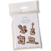 Modele do sklejania - Ugears U-Fidgety Kreatywność.  Zestaw 4 szt. Ugears 70041 - miniaturka - grafika 1