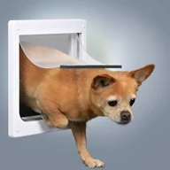 Pozostałe akcesoria dla psów - Trixie Drzwi dla psa - 2-wariantowe - dla małych psów TX-3877 - miniaturka - grafika 1