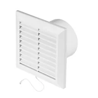 Wentylatory łazienkowe - Wentylator łazienkowy WC120W biały, 0,69 kg, Ø120, włącznik pociągany AWENTA - miniaturka - grafika 1