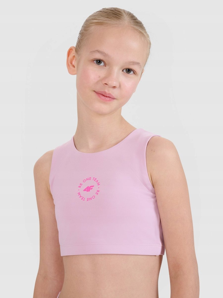 BIUSTONOSZ DZIEWCZĘCY 4F SPORTOWY SZYBKOSCHNĄCY USBAF148 SS25 134/140