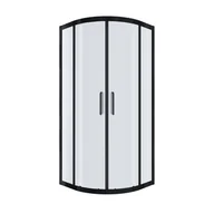 Kabiny prysznicowe - Bravat Kabina prysznicowa Regnum Black 80 x 80  5902701442613 - miniaturka - grafika 1
