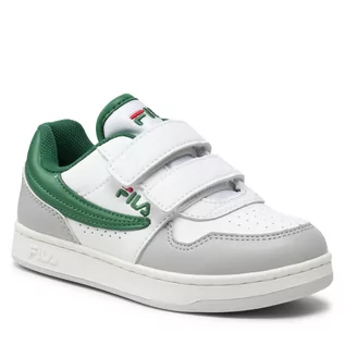 Sneakersy damskie - Fila Sneakersy Arcade Velcro Kids 13063.13063 White/Verdant Green - grafika 1