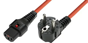 Kabel zasilający MicroConnect IEC LOCK C13 to R/A SCHUKO EL248S - Kable komputerowe i do monitorów - miniaturka - grafika 1