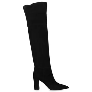 Gianvito Rossi Muszkieterki PIPER BOOT 85 zamsz - Kozaki damskie - miniaturka - grafika 1