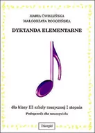 Instrumenty smyczkowe - Książka Dyktanda elementarne III, podręcznik nauczyciela/TRIANGIEL - miniaturka - grafika 1