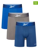 Majtki męskie - Reebok Bokserki (3 pary) "Waite" w kolorze niebiesko-szarym - miniaturka - grafika 1