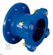 Łączniki, trójniki, kształtki - Łącznik RK DN250 rurowo-kołnierzowy na stal, PVC, azbest, PN16, do wody, GJS-żeliwo sfero - miniaturka - grafika 1