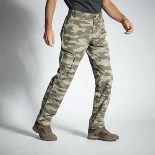 Spodnie myśliwskie Solognac 100 camo - Spodnie sportowe męskie - miniaturka - grafika 1