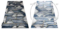 Dywany - Dywan DE LUXE nowoczesny 462 Geometryczny - Strukturalny granatowy / złoty niebieski 120x170 cm - miniaturka - grafika 1