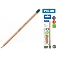 Przybory szkolne - MILAN Ołówek sześciokątny HB z gumką natural p12 071212112FSC MILAN cena za 1szt. - miniaturka - grafika 1