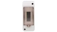 Rozdzielnie elektryczne - Rozdzielnica modułowa 1x2 natynkowa IP20 z klapką S-2+SZYBKA 8005801 ENE-00324 - miniaturka - grafika 1
