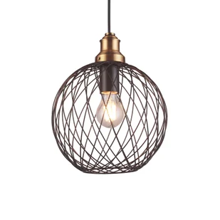 Lampa wisząca VIELA E27 - czarny/złoty - Lampy sufitowe - miniaturka - grafika 1
