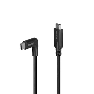 Lindy 32019 kabel USB USB 3.2 Gen 2 (3.1 Gen 2) 1,5 m USB C Czarny 32019 - Kable komputerowe i do monitorów - miniaturka - grafika 1