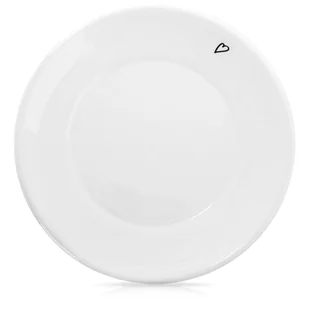 Orion Spodek / Talerzyk Mały Ceramiczny Biały Serduszka 12 Cm - Akcesoria i części AGD - miniaturka - grafika 1