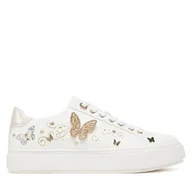 Sneakersy damskie - Sneakersy Aldo Saxony 13966826 Biały - miniaturka - grafika 1