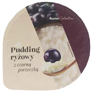 Auchan - Pudding ryżowy z czarną porzeczką - Kefiry, jogurty, maślanki - miniaturka - grafika 1
