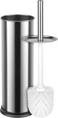 Teesa Szczotka do WC stojąca srebrny TSA0401