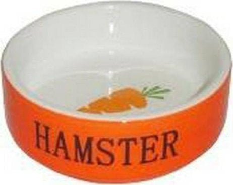 Yarro International YARRO MISKA CER. DLA CHOMIKA/MYSZKI POMARAŃCZOWA 8,5 x 3 CM