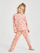 Piżamy dla dziewczynek - Dziewczęca piżama na dł. Rękaw Mandy jasnoróżowa Taro r.110 - miniaturka - grafika 1
