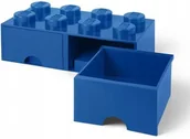 Pojemniki na zabawki - Lego Pojemnik Z Szufladami Klocek 2X4 Niebieski - miniaturka - grafika 1