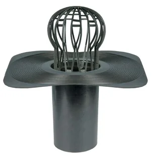 Wpust dachowy czarny 38 x 38 x 25 cm MAXPOL - Rynny i akcesoria - miniaturka - grafika 1