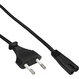 InLine Kabel zasilający Typ C Euro EURO 8 męski 1m 16654H - Kable komputerowe i do monitorów - miniaturka - grafika 1