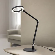 Lampy stojące - ORION Lampa stołowa LED Ringo, czarna, metalowa, regulowana, ściemniana - miniaturka - grafika 1