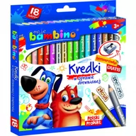 Przybory szkolne - BAMBINO - Kredki ołówkowe + temperówka 18 kolorów - miniaturka - grafika 1