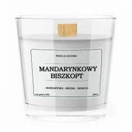 Świece - Sojowa Świeca Zapachowa MANDARYNKOWY BISZKOPT 200 ml - Vitafarm - miniaturka - grafika 1