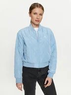 Kurtki damskie - Calvin Klein Jeans Kurtka bomber J20J222587 Niebieski Regular Fit - miniaturka - grafika 1