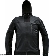 Odzież robocza - CERVA HUYER - kurtka softshellowa, poliester/spandex, rozm. xs-3xl, - czarny M - miniaturka - grafika 1