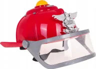 Zabawki interaktywne dla dzieci - Jokomisiada Interaktywny Kask Strażaka dla dzieci 3+ Dźwięki Syren + Światełka + Regulowany obwód - miniaturka - grafika 1