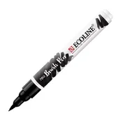 Farby i media malarskie - Talens Ecoline Brush Pen Marker 700 Black - miniaturka - grafika 1