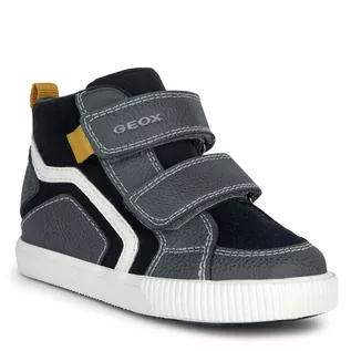 Buty dla chłopców - Sneakersy Geox B Kilwi Boy B36A7E 022ME C0017 M Black/Grey - grafika 1