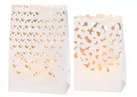 Dekoracje domu - Raeder Zestaw 2 lampionów Flowers &amp;amp Dots C13991 - miniaturka - grafika 1