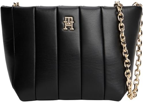 Tommy Hilfiger Damski TH GRACE MINI CROSSOVER AW0AW17690 Crossover, czarny (czarny), jeden rozmiar, czarny (czarny), One Size