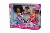 Lalki dla dziewczynek - Lalki Evi Love Przyjaciółki na rowerach - miniaturka - grafika 1