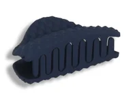 Ozdoby do włosów - Orientana, Klamra spinka do włosów mini pikowany granatowy - miniaturka - grafika 1