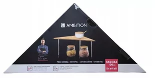 AMBITION Bambusowa półka kuchenna 32,5x32,5x20 890 - Meble kuchenne - miniaturka - grafika 1
