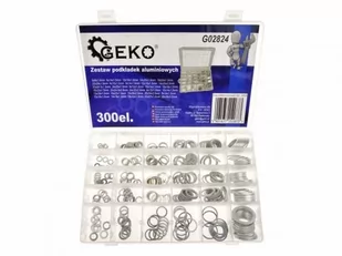 GEKO Zestaw podkładek aluminiowych 300 elementów 1873 G02824 - Pozostałe wyposażenie warsztatu - miniaturka - grafika 1