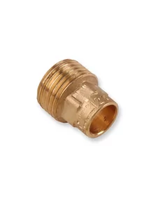 Nypel brąz 22 mm x 3/4" - Łączniki, trójniki, kształtki - miniaturka - grafika 1