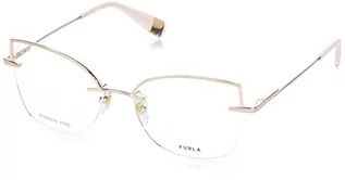 Okulary przeciwsłoneczne - Furla Damskie okulary przeciwsłoneczne Vfu584, różowe złoto W/Coloured Parts, 70, Różowe złoto W/Coloured Parts - grafika 1