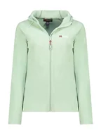 Kurtki damskie - Geographical Norway Kurtka polarowa "Tugood" w kolorze jasnozielonym - miniaturka - grafika 1