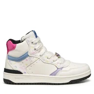 Buty dla dziewczynek - Sneakersy Geox J Washiba J56HXD 05404 C0653 S Biały - miniaturka - grafika 1