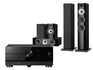 Kino domowe Yamaha RX-A4A (czarny) + 704 S3 + 706 S3 + HTM71 S3 (czarny) - Kino domowe - miniaturka - grafika 1