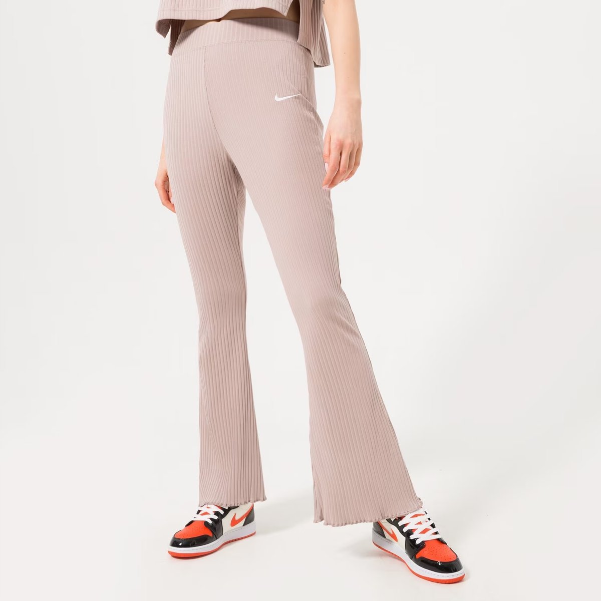 Spodnie dresowe Nike W NSW RIB JRSY PANT DV7868-272 r. M