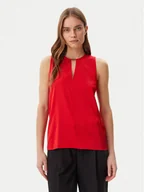 Koszulki i topy damskie - Calvin Klein Top K20K208190 Czerwony Regular Fit - miniaturka - grafika 1