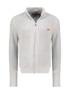 Swetry męskie - Canadian Peak Kardigan w kolorze szarym - miniaturka - grafika 1