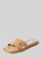 Klapki i japonki damskie - Klapki z efektem denimu model ‘SOFIA’ - miniaturka - grafika 1