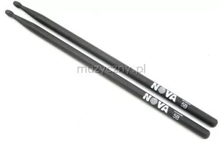 Vic Firth VF-n5bb Nova 5B Wood Tip pałeczki do perkusji  czarny VF-N5BB - Akcesoria do perkusji - miniaturka - grafika 1